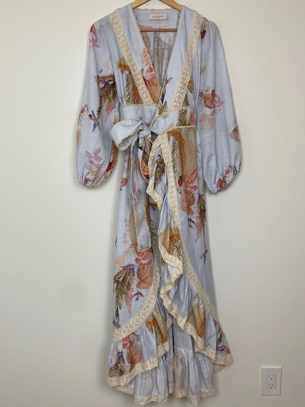 Zimmermann Ascension Frill Maxi Dress - size 2 - Picture 3 of 10